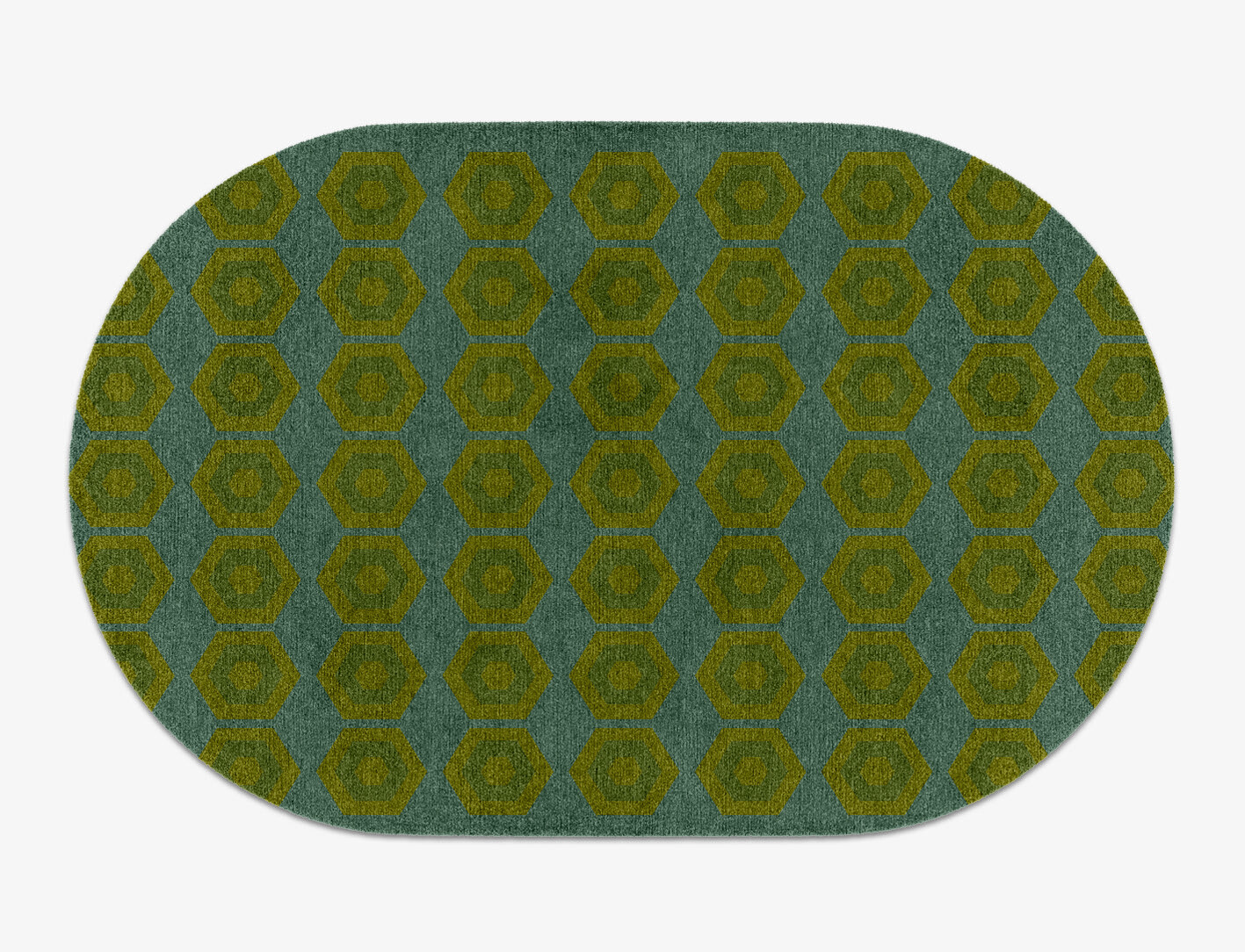 Orb Geometric Capsule Hand Knotted Tibetan Wool Custom Rug by Rug Artisan