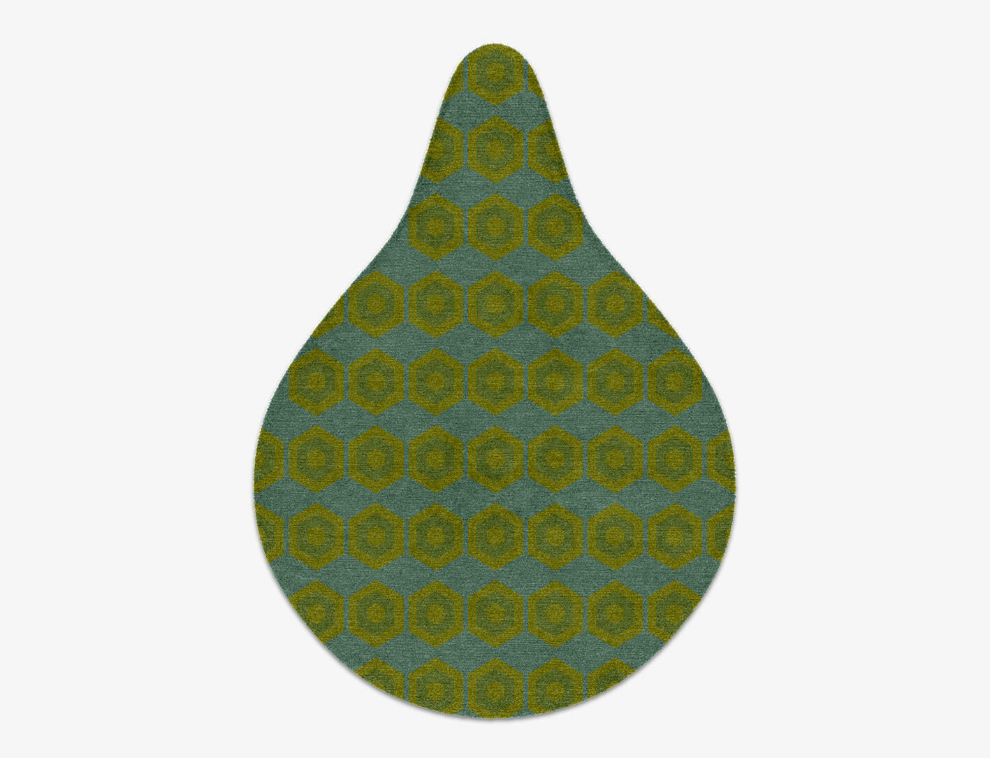 Orb Geometric Drop Hand Knotted Tibetan Wool Custom Rug by Rug Artisan