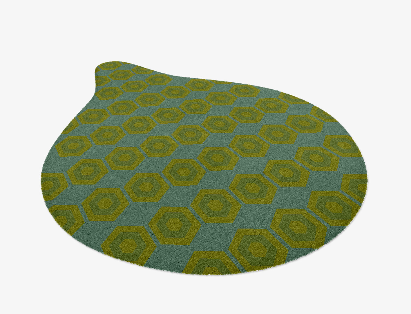 Orb Geometric Drop Hand Knotted Tibetan Wool Custom Rug by Rug Artisan