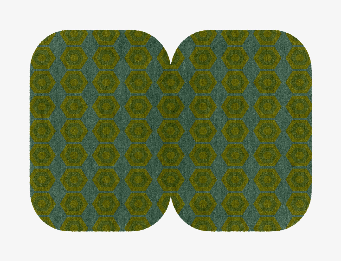 Orb Geometric Eight Hand Knotted Tibetan Wool Custom Rug by Rug Artisan