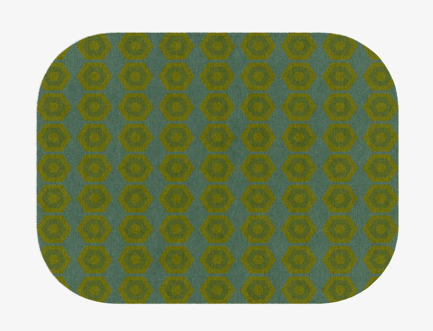 Orb Geometric Oblong Hand Knotted Tibetan Wool Custom Rug by Rug Artisan