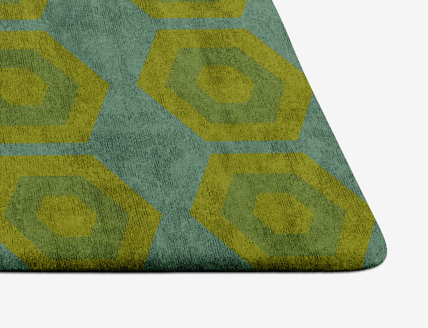 Orb Geometric Arch Hand Tufted Bamboo Silk Custom Rug by Rug Artisan