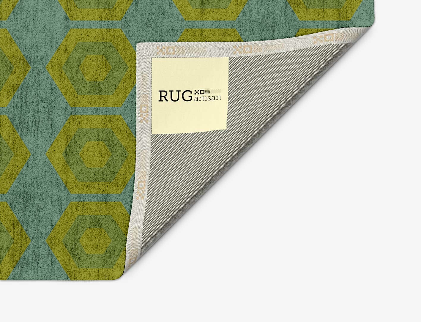 Orb Geometric Arch Hand Tufted Bamboo Silk Custom Rug by Rug Artisan