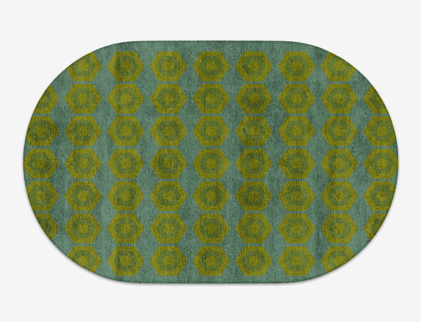 Orb Geometric Capsule Hand Tufted Bamboo Silk Custom Rug by Rug Artisan
