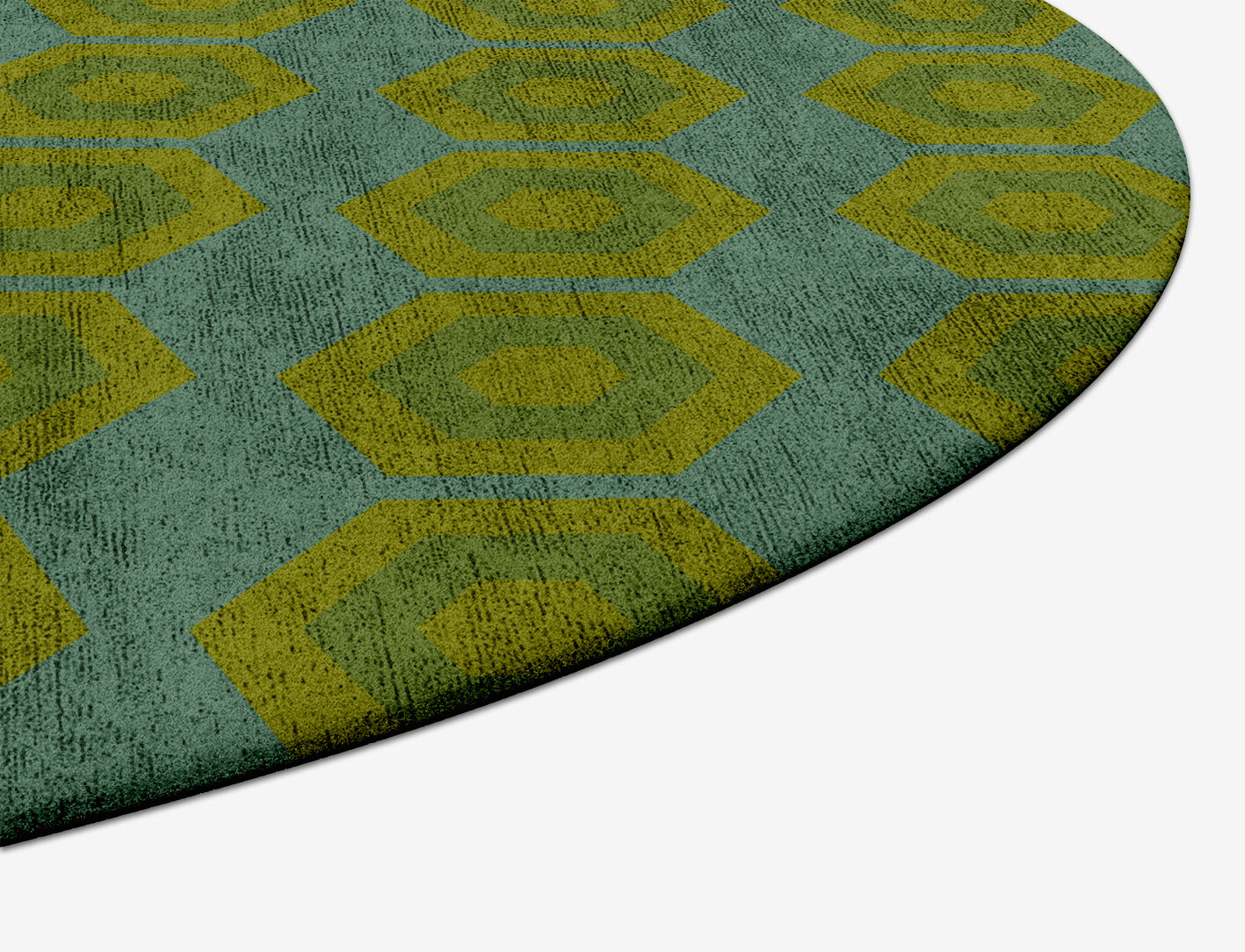 Orb Geometric Capsule Hand Tufted Bamboo Silk Custom Rug by Rug Artisan