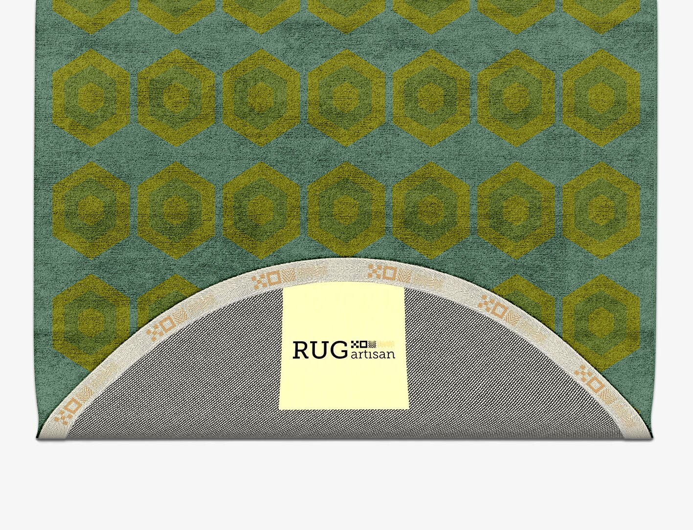 Orb Geometric Capsule Hand Tufted Bamboo Silk Custom Rug by Rug Artisan