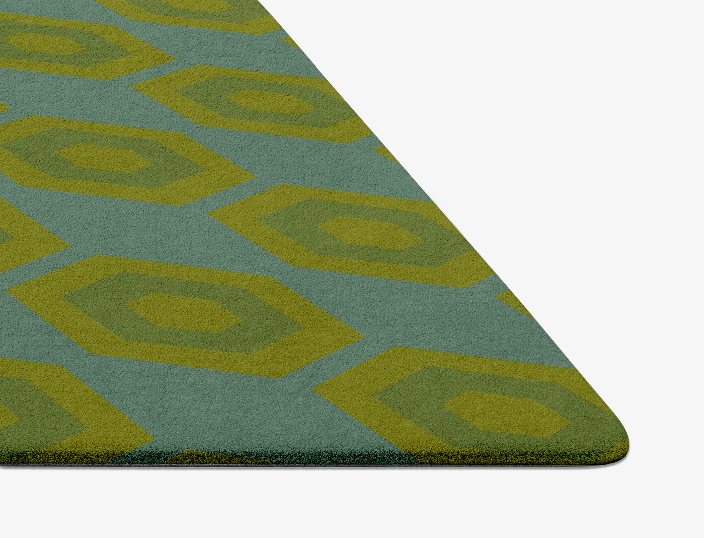 Orb Geometric Diamond Hand Tufted Pure Wool Custom Rug by Rug Artisan