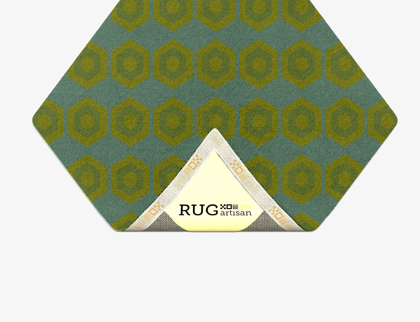 Orb Geometric Diamond Hand Tufted Pure Wool Custom Rug by Rug Artisan