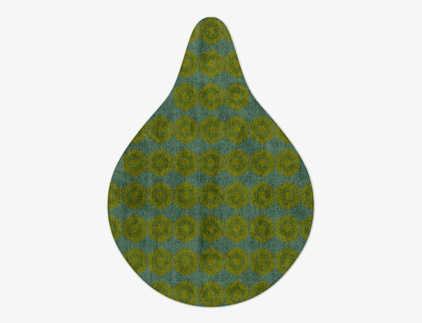 Orb Geometric Drop Hand Tufted Bamboo Silk Custom Rug by Rug Artisan