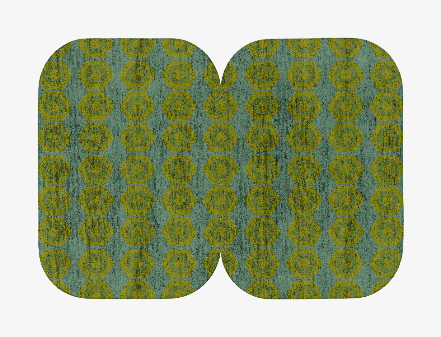Orb Geometric Eight Hand Tufted Bamboo Silk Custom Rug by Rug Artisan