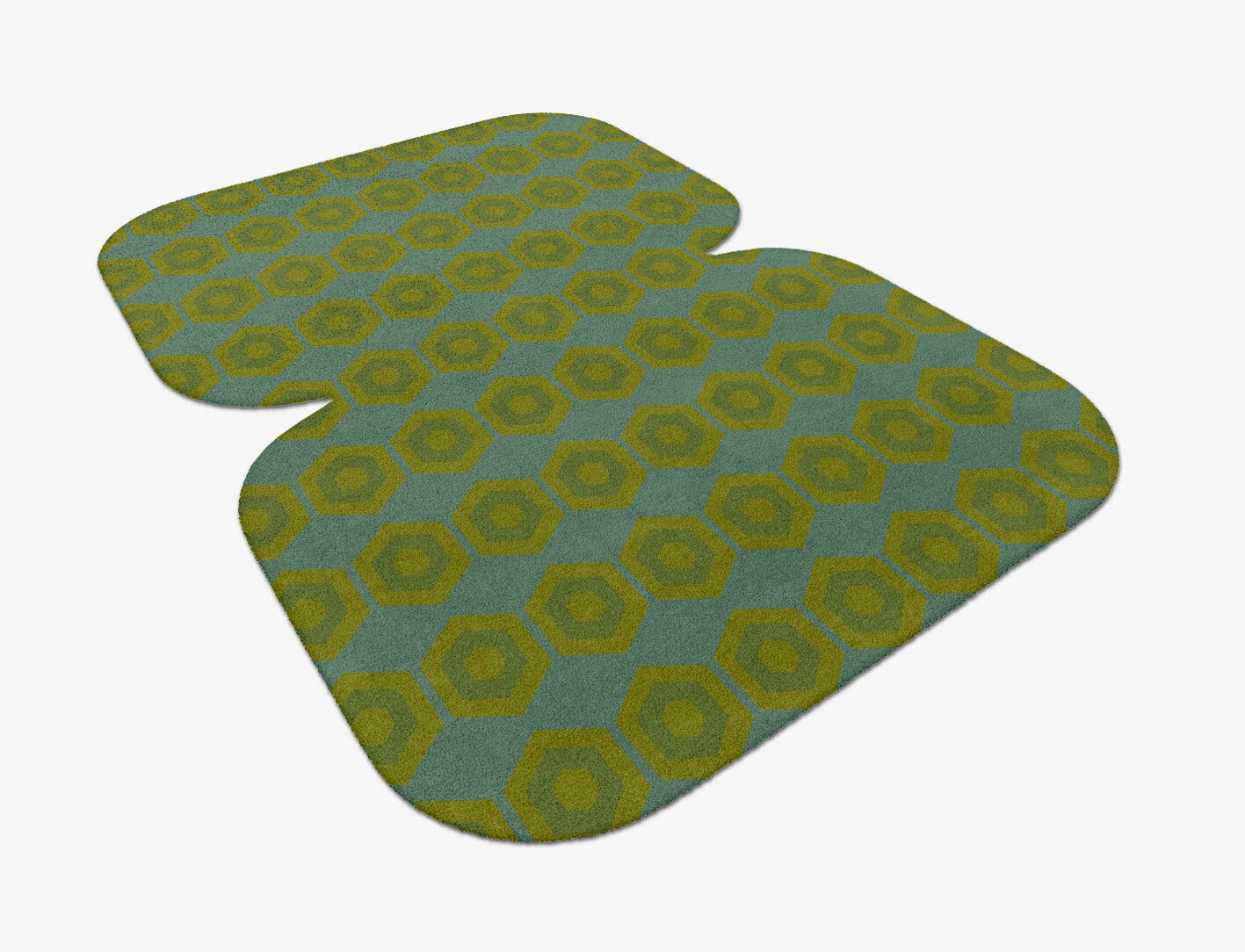 Orb Geometric Eight Hand Tufted Pure Wool Custom Rug by Rug Artisan