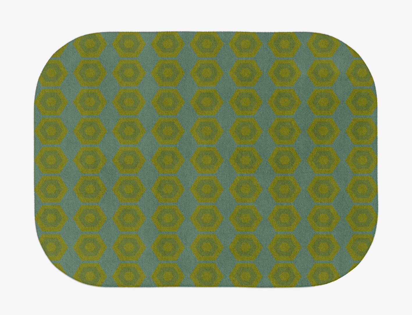 Orb Geometric Oblong Hand Tufted Pure Wool Custom Rug by Rug Artisan