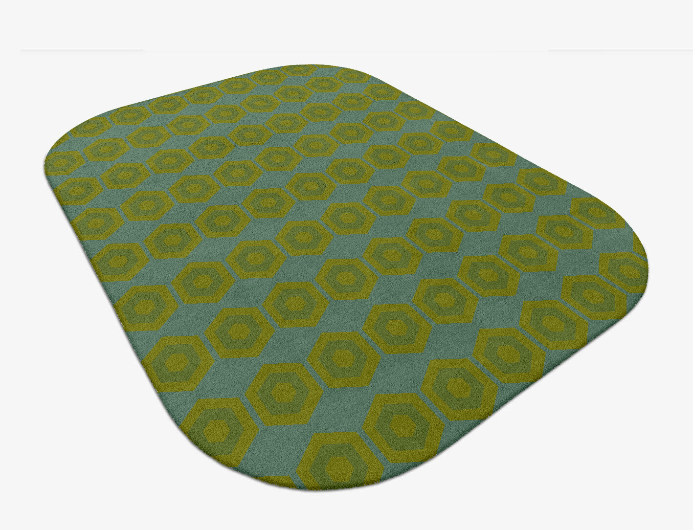 Orb Geometric Oblong Hand Tufted Pure Wool Custom Rug by Rug Artisan
