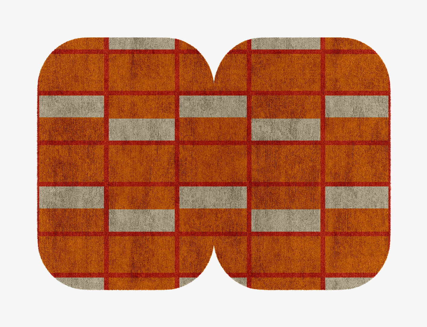 Orchid Geometric Eight Hand Knotted Bamboo Silk Custom Rug by Rug Artisan