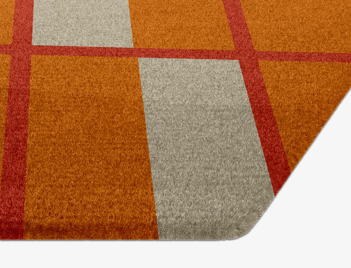 Orchid Geometric Hexagon Hand Knotted Tibetan Wool Custom Rug by Rug Artisan