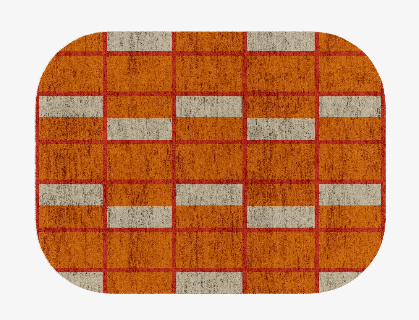 Orchid Geometric Oblong Hand Knotted Bamboo Silk Custom Rug by Rug Artisan