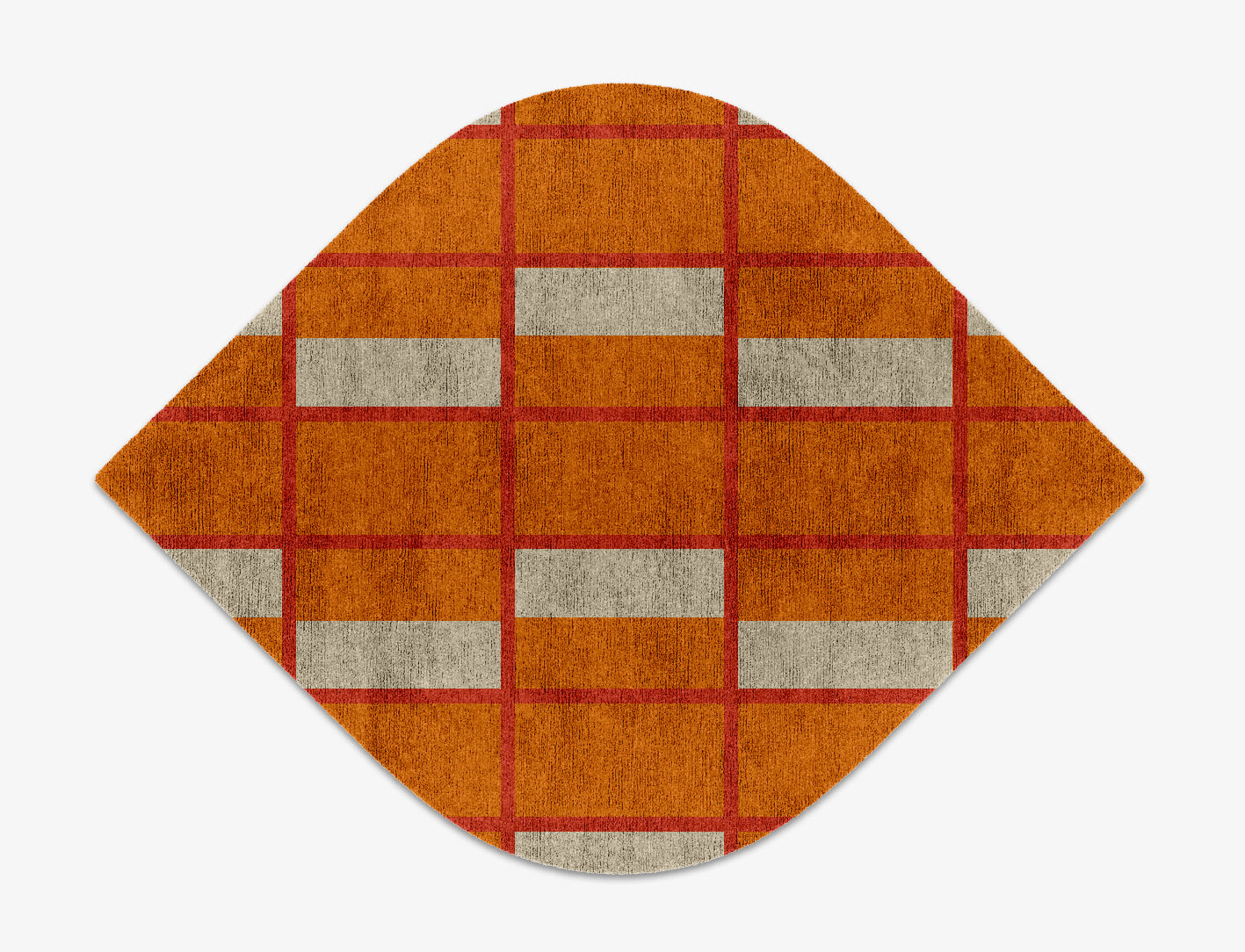 Orchid Geometric Ogee Hand Knotted Bamboo Silk Custom Rug by Rug Artisan