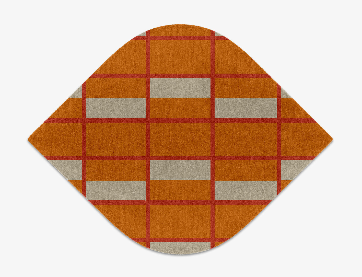 Orchid Geometric Ogee Hand Knotted Tibetan Wool Custom Rug by Rug Artisan