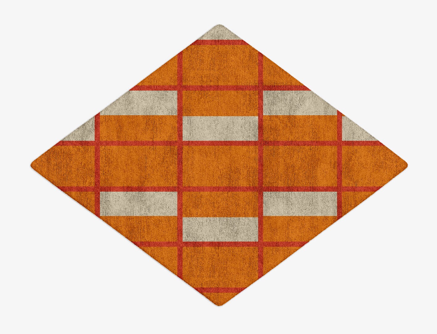 Orchid Geometric Diamond Hand Tufted Bamboo Silk Custom Rug by Rug Artisan