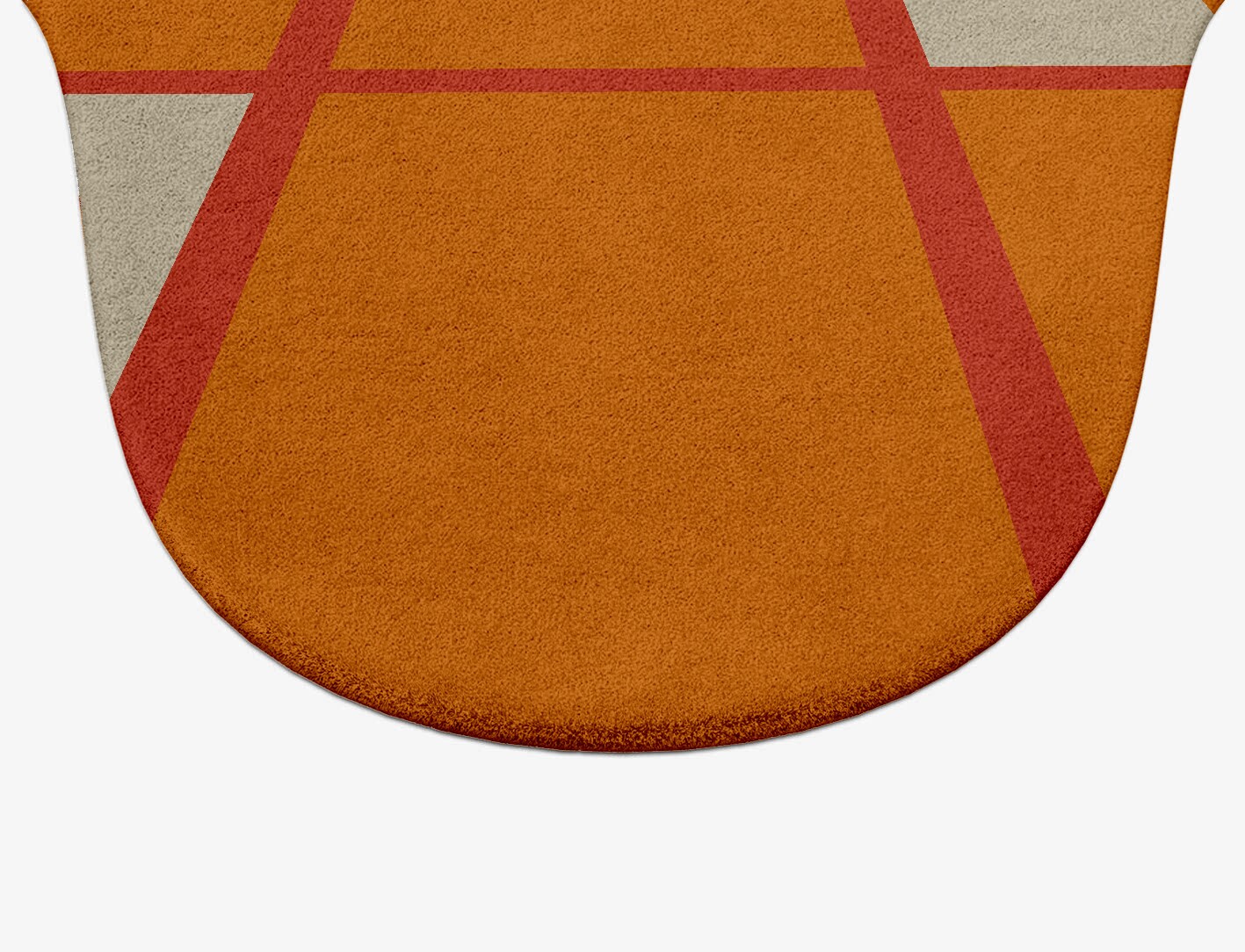 Orchid Geometric Drop Hand Tufted Pure Wool Custom Rug by Rug Artisan