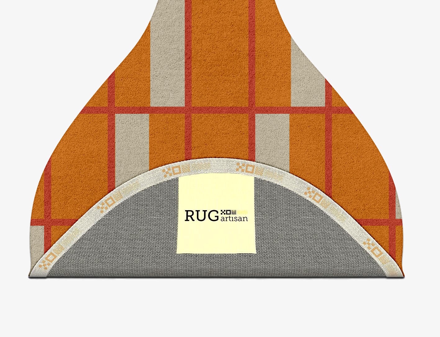 Orchid Geometric Drop Hand Tufted Pure Wool Custom Rug by Rug Artisan