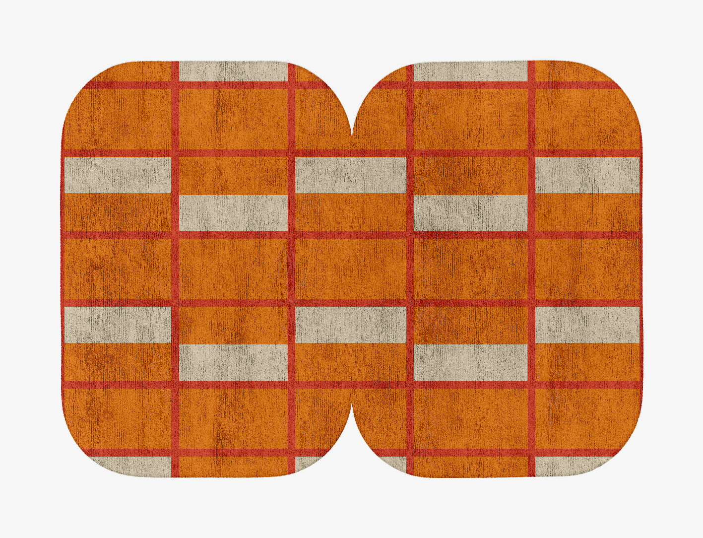 Orchid Geometric Eight Hand Tufted Bamboo Silk Custom Rug by Rug Artisan