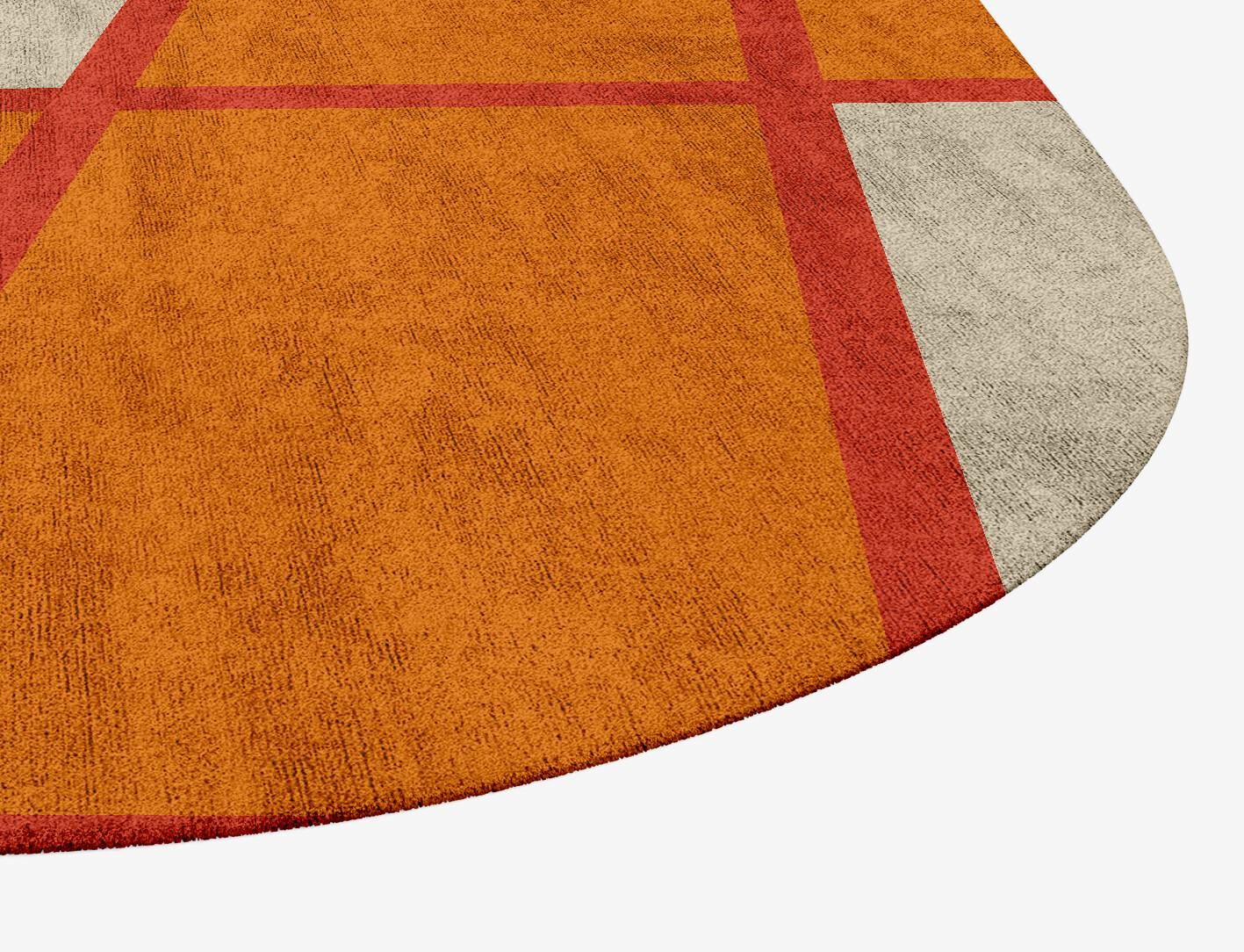 Orchid Geometric Eight Hand Tufted Bamboo Silk Custom Rug by Rug Artisan