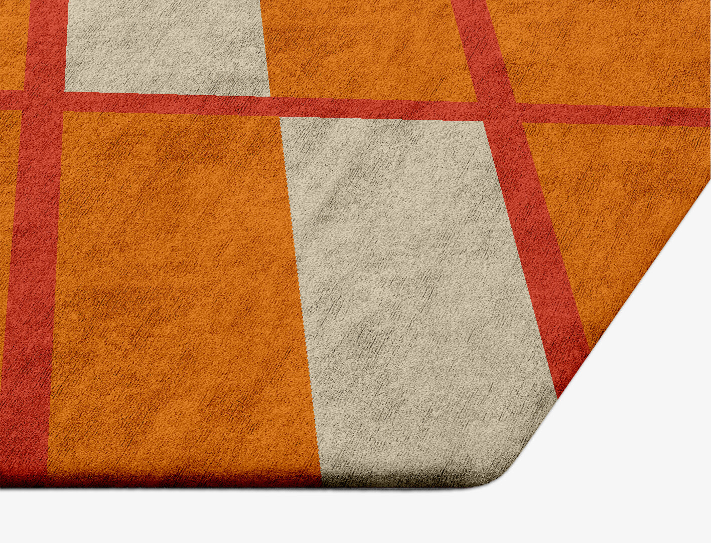 Orchid Geometric Hexagon Hand Tufted Bamboo Silk Custom Rug by Rug Artisan