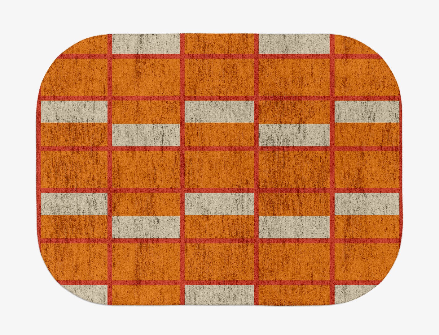Orchid Geometric Oblong Hand Tufted Bamboo Silk Custom Rug by Rug Artisan