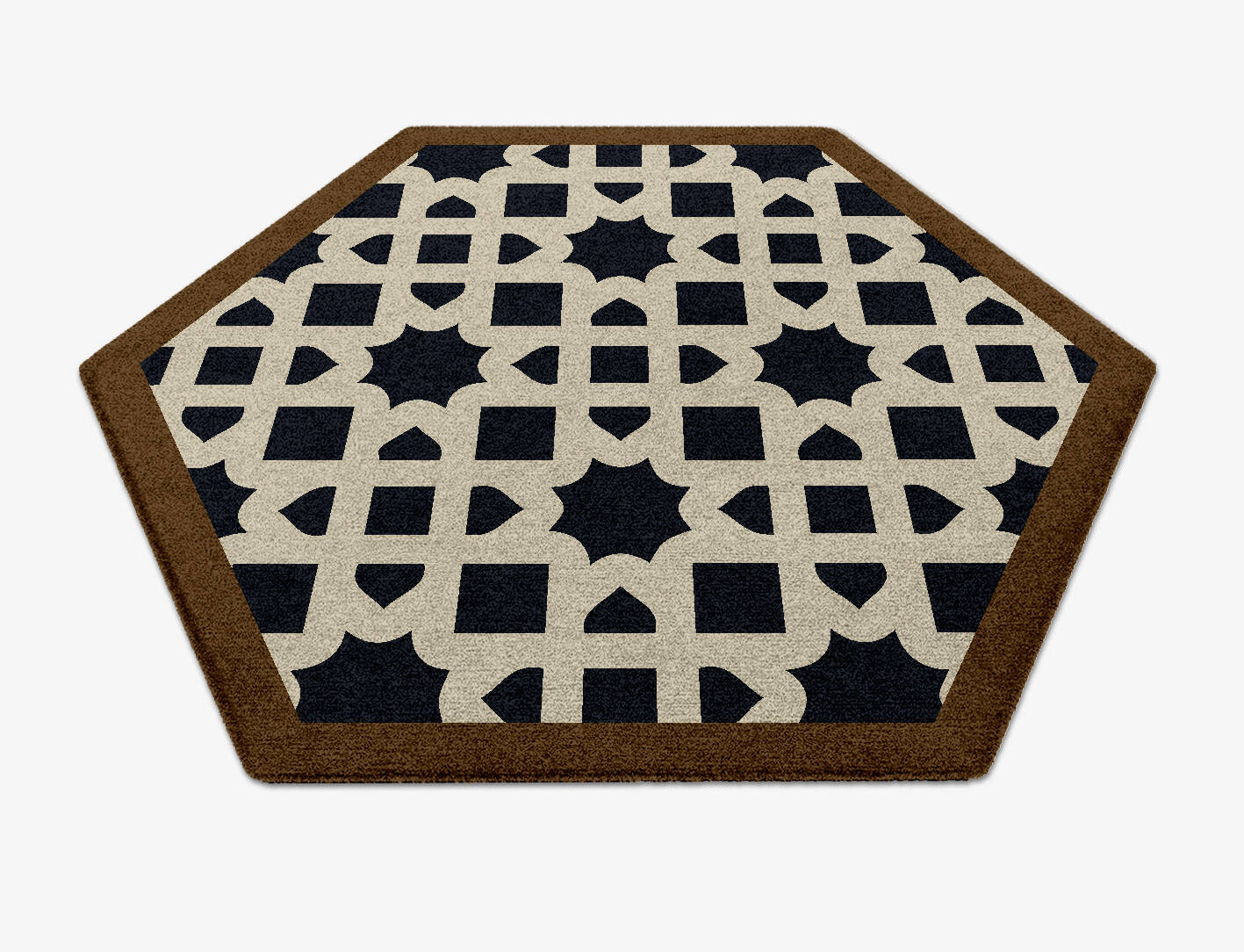 Oriel Geometric Hexagon Hand Knotted Tibetan Wool Custom Rug by Rug Artisan