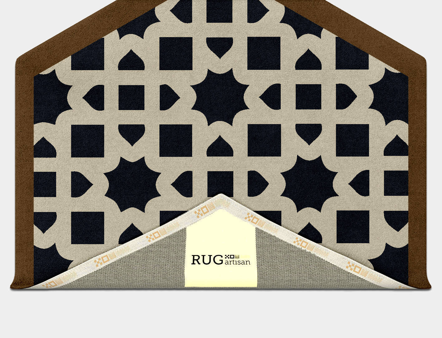 Oriel Geometric Hexagon Hand Tufted Pure Wool Custom Rug by Rug Artisan