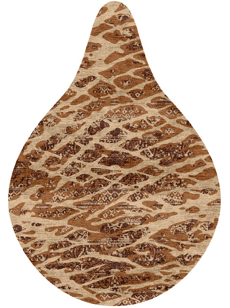 Oriental Underlay Vintage Drop Hand Knotted Bamboo Silk Custom Rug by Rug Artisan