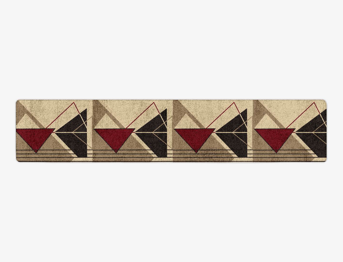 Origami Abstract Runner Hand Tufted Bamboo Silk Custom Rug by Rug Artisan