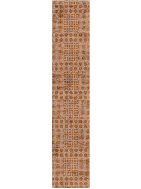 Origins Modern Geometrics Runner Hand Tufted Bamboo Silk Custom Rug by Rug Artisan