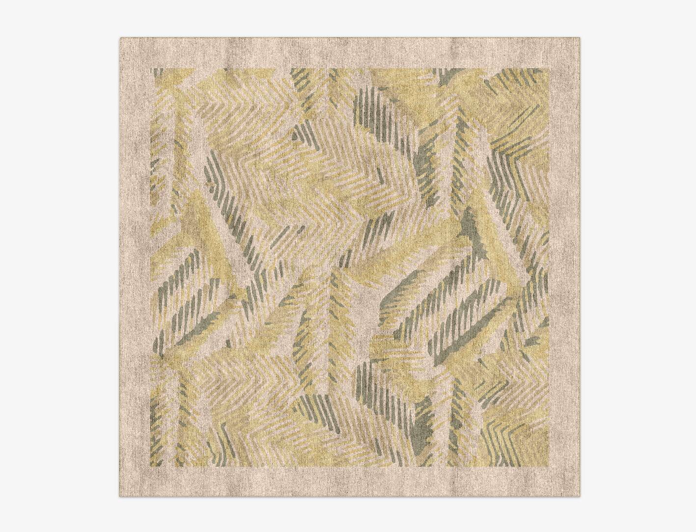 Orikane Origami Square Hand Knotted Bamboo Silk Custom Rug by Rug Artisan