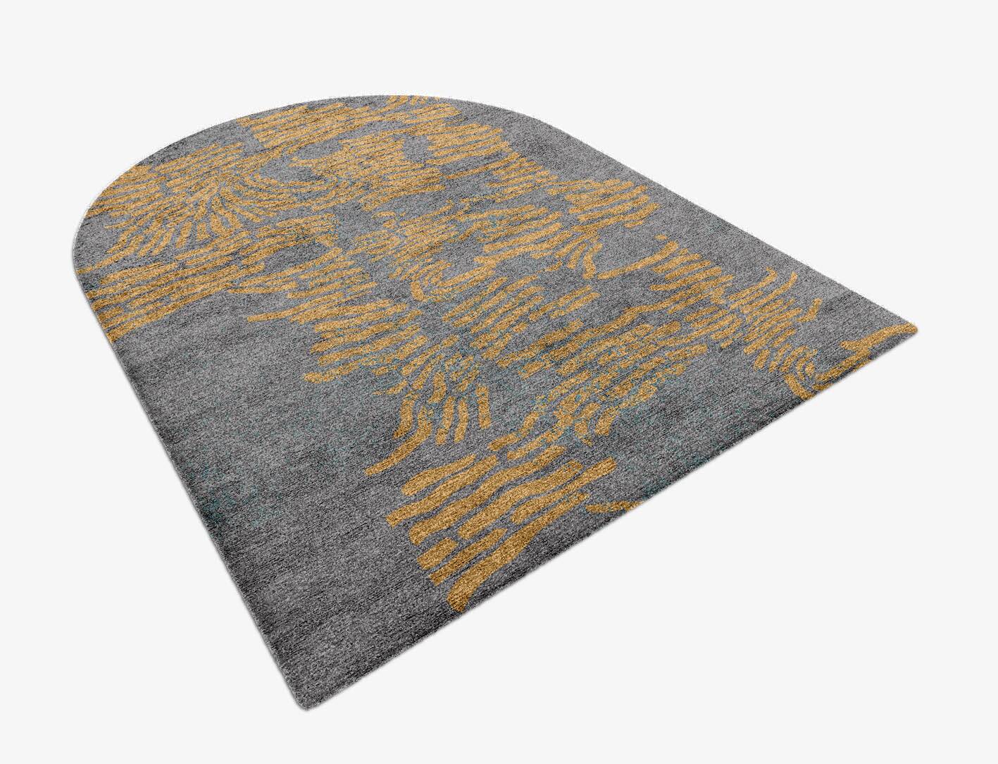 Orla  Arch Hand Knotted Bamboo Silk Custom Rug by Rug Artisan