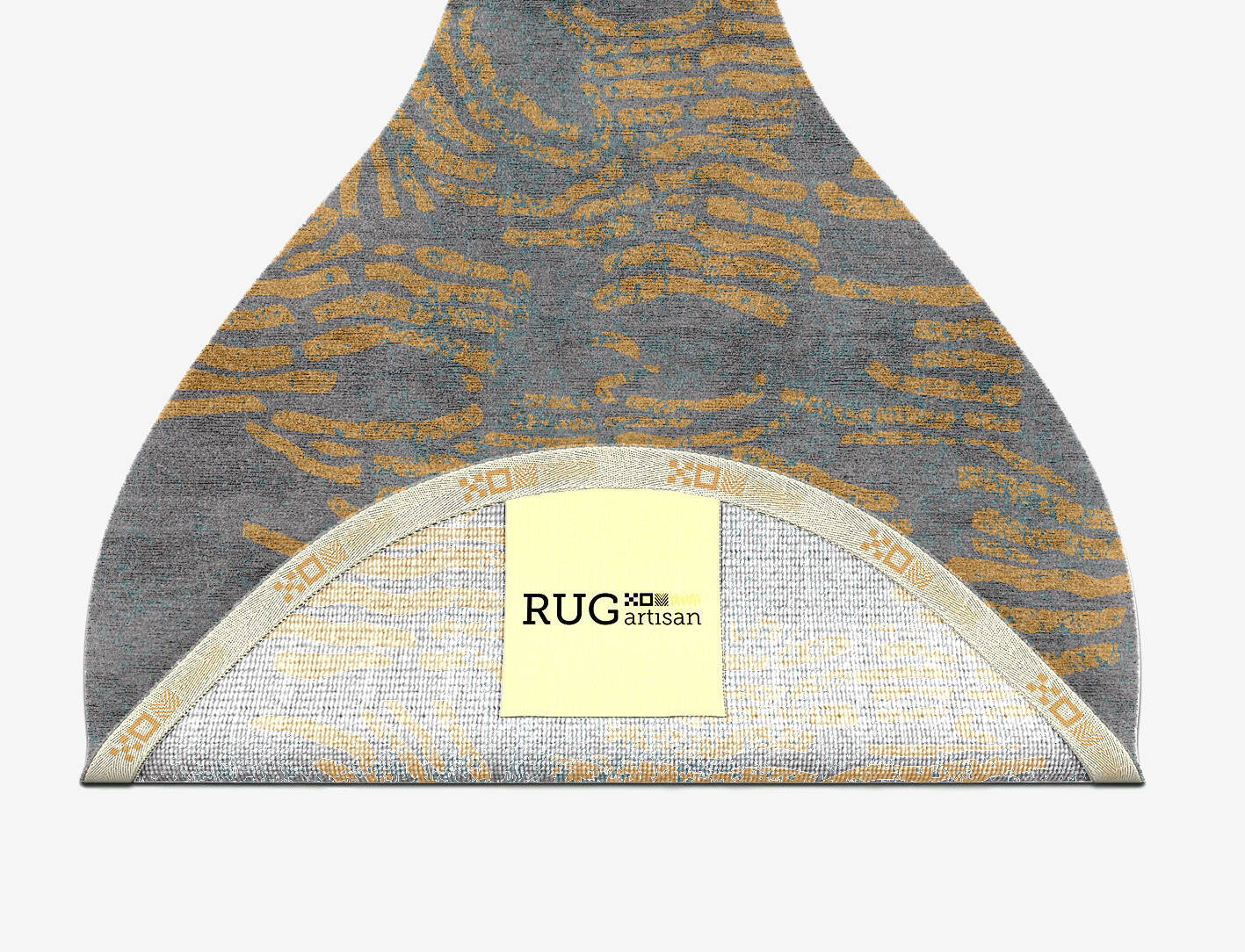 Orla  Drop Hand Knotted Bamboo Silk Custom Rug by Rug Artisan