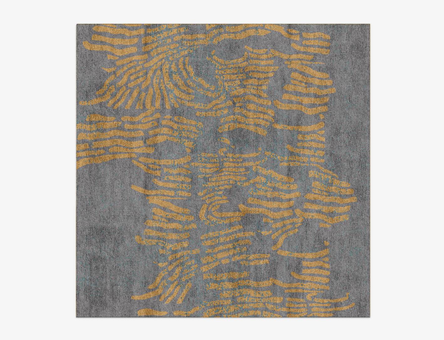 Orla  Square Hand Knotted Bamboo Silk Custom Rug by Rug Artisan