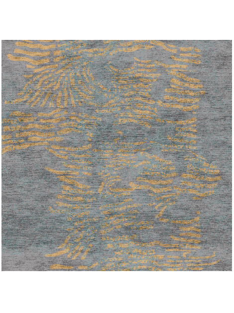 Orla  Square Hand Knotted Bamboo Silk Custom Rug by Rug Artisan