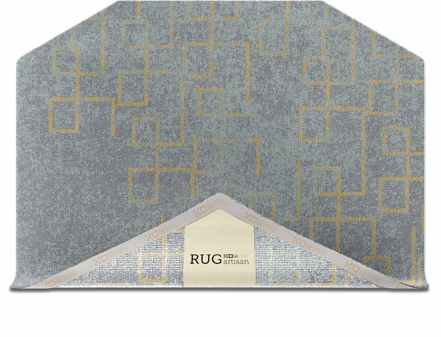 Orris  Hexagon Hand Knotted Tibetan Wool Custom Rug by Rug Artisan