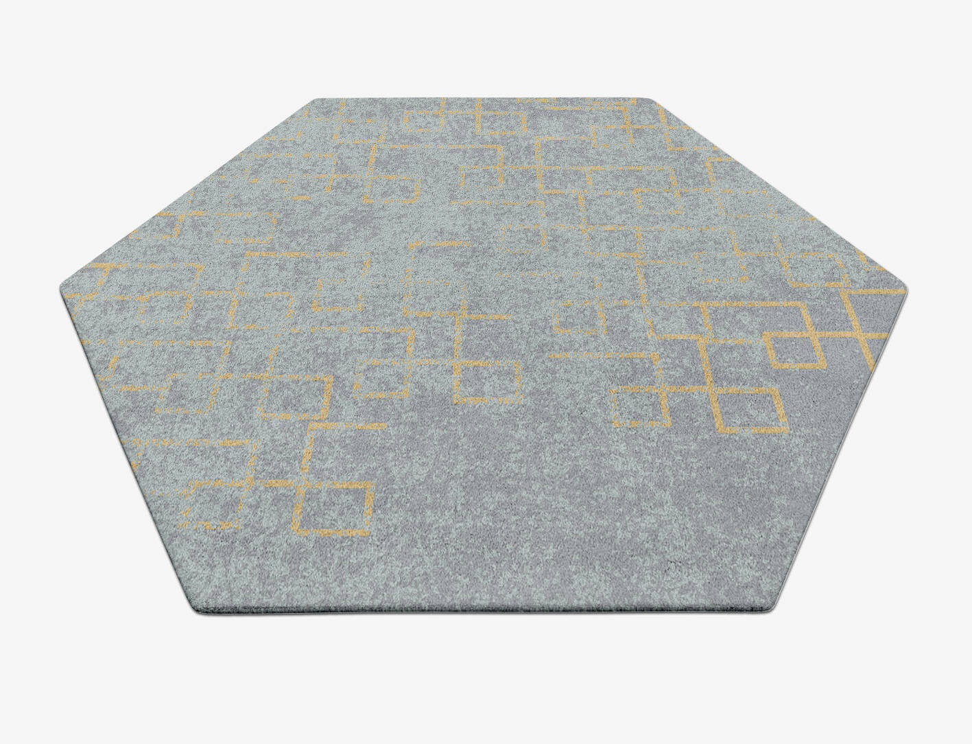 Orris  Hexagon Hand Tufted Pure Wool Custom Rug by Rug Artisan