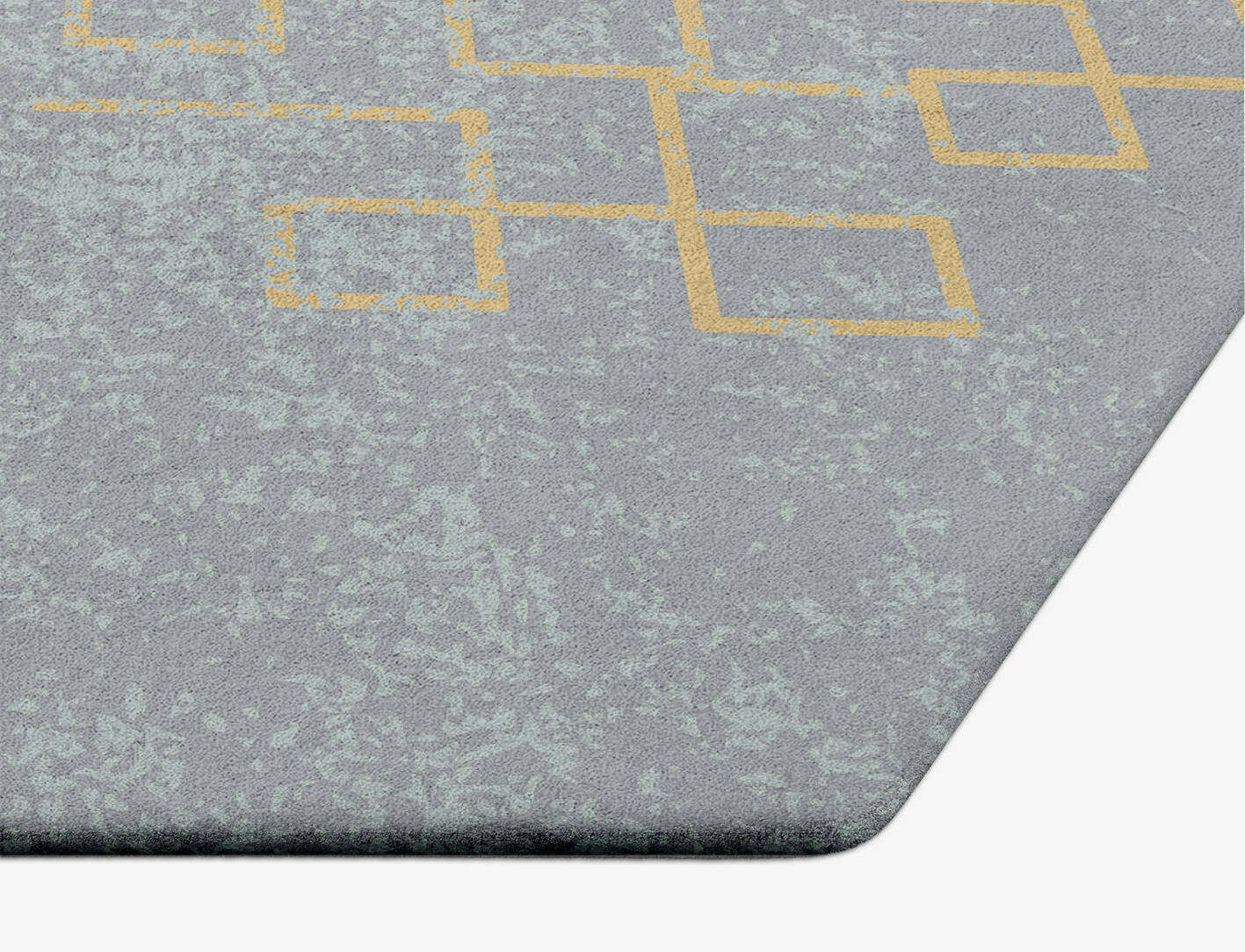 Orris  Hexagon Hand Tufted Pure Wool Custom Rug by Rug Artisan