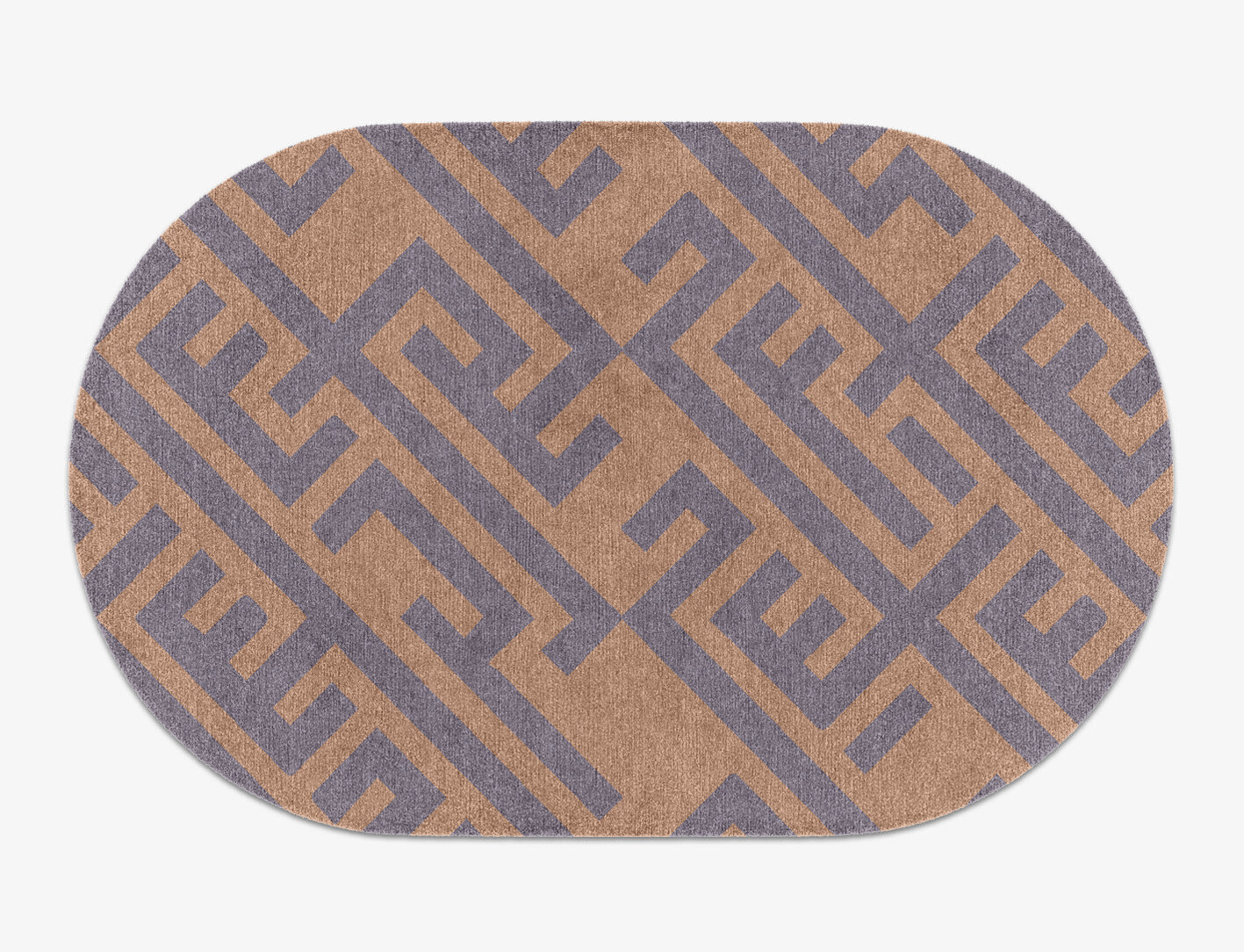 Oscar Geometric Capsule Hand Knotted Tibetan Wool Custom Rug by Rug Artisan