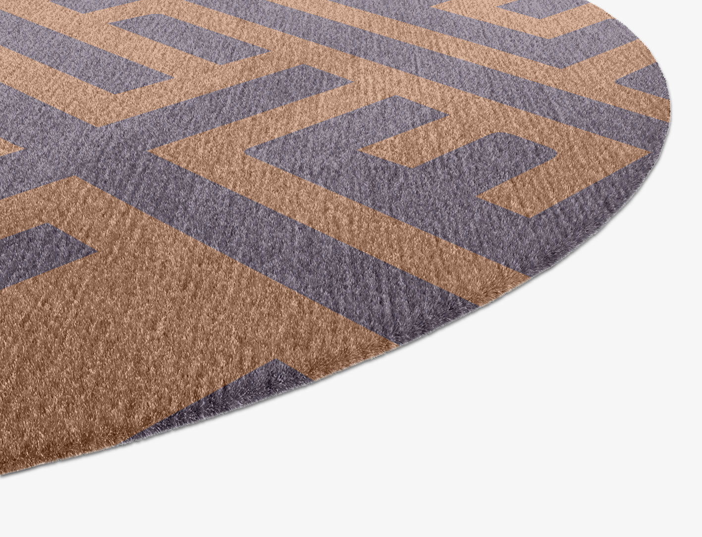 Oscar Geometric Capsule Hand Knotted Tibetan Wool Custom Rug by Rug Artisan