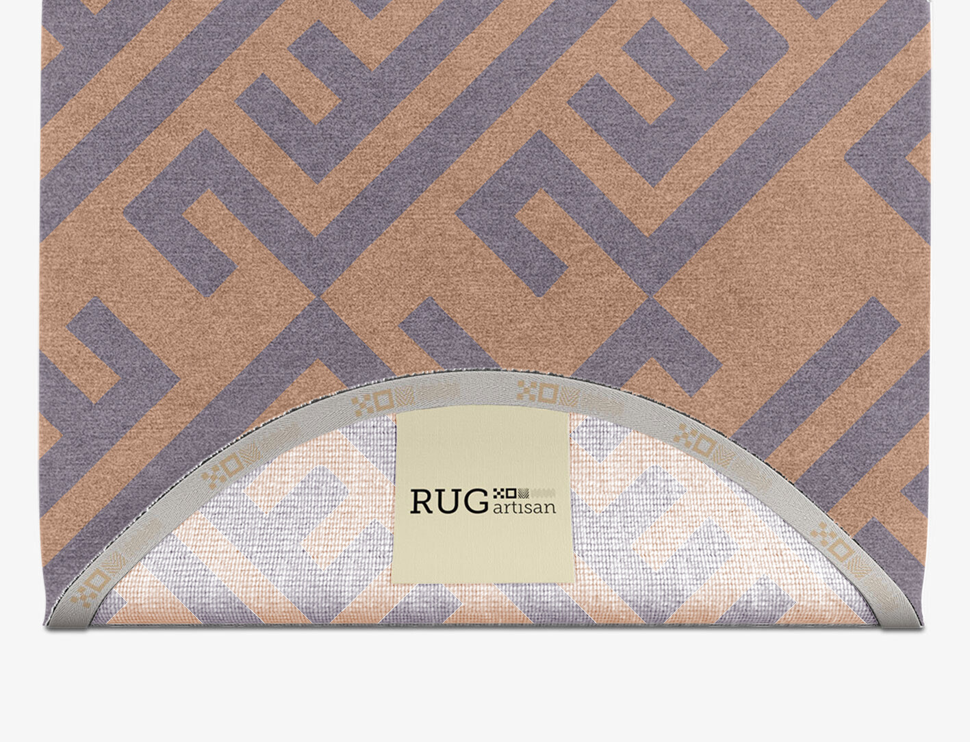 Oscar Geometric Capsule Hand Knotted Tibetan Wool Custom Rug by Rug Artisan