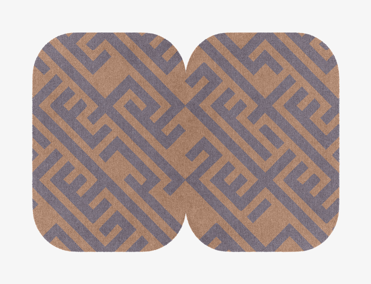 Oscar Geometric Eight Hand Knotted Tibetan Wool Custom Rug by Rug Artisan