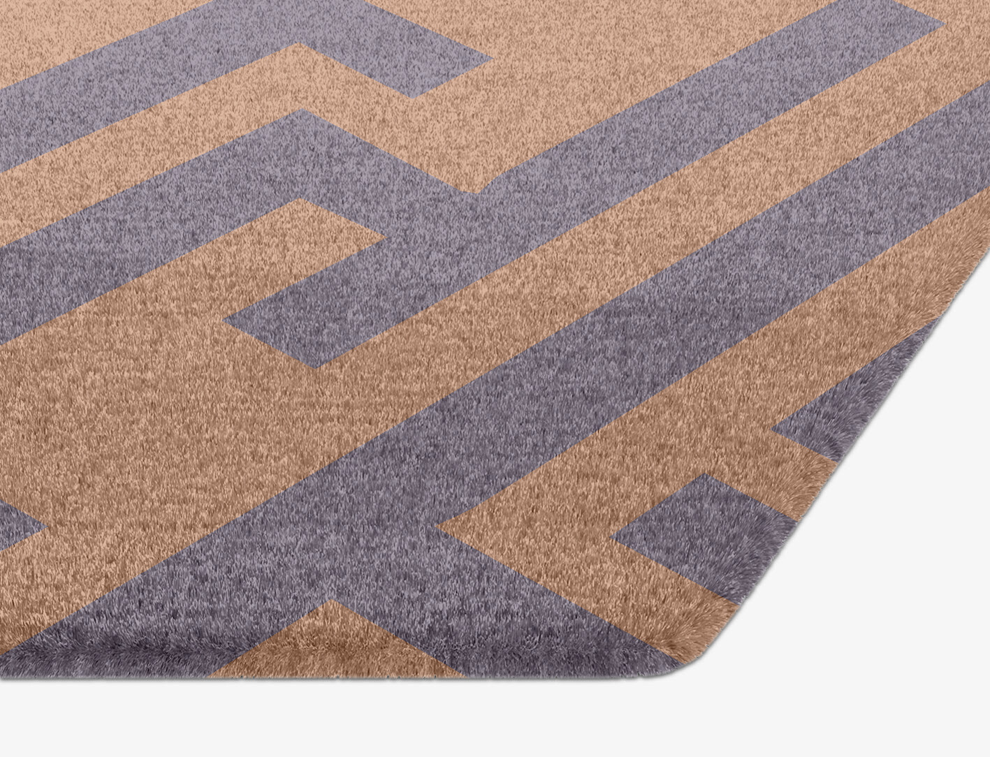 Oscar Geometric Hexagon Hand Knotted Tibetan Wool Custom Rug by Rug Artisan