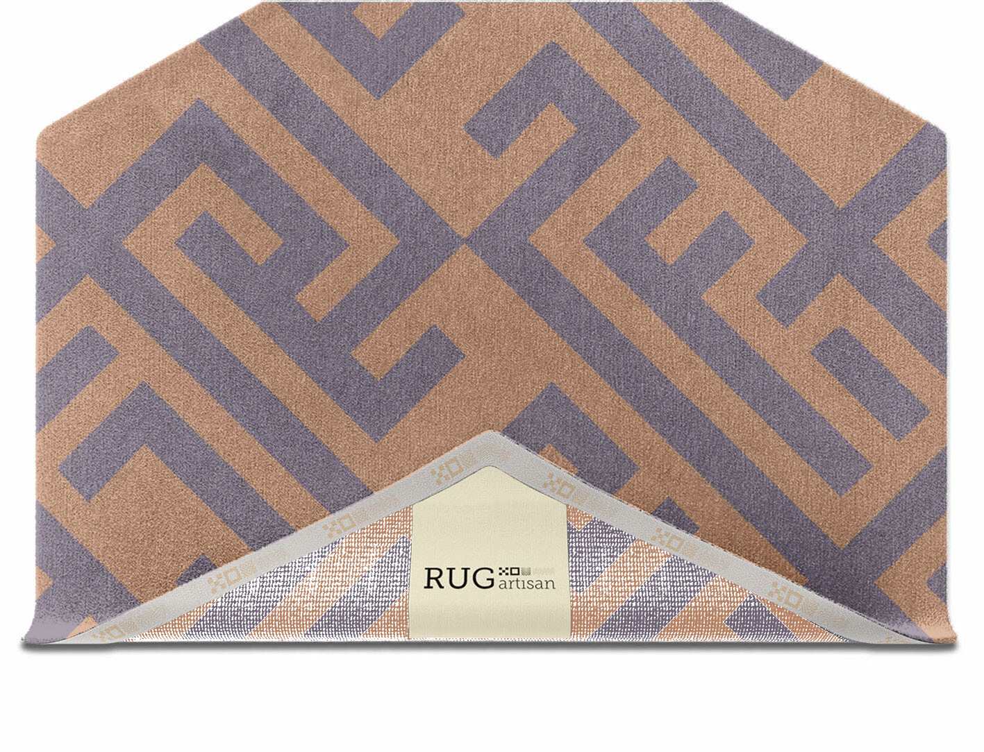 Oscar Geometric Hexagon Hand Knotted Tibetan Wool Custom Rug by Rug Artisan