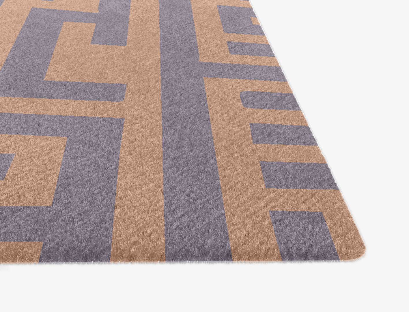 Oscar Geometric Ogee Hand Knotted Tibetan Wool Custom Rug by Rug Artisan
