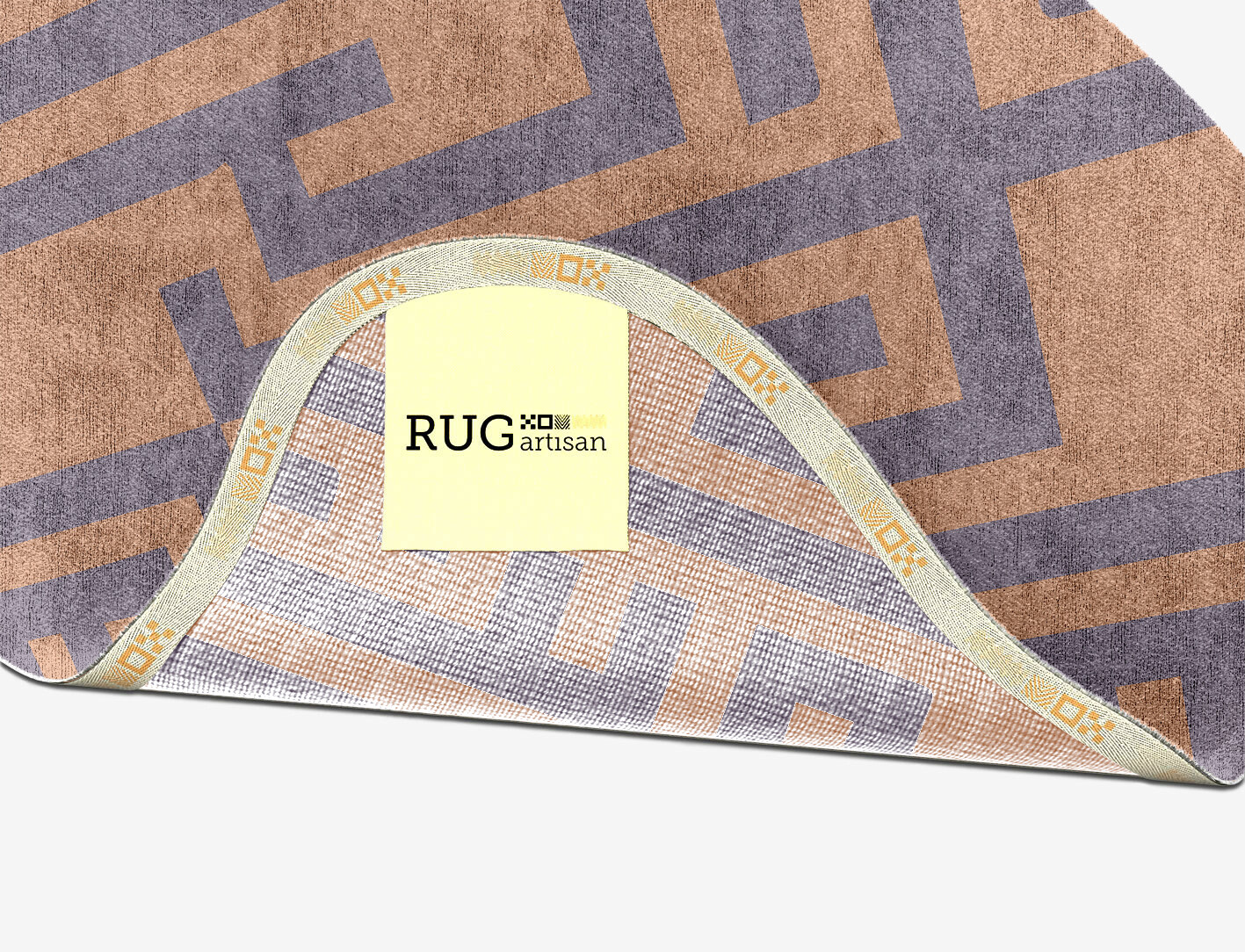 Oscar Geometric Splash Hand Knotted Bamboo Silk Custom Rug by Rug Artisan
